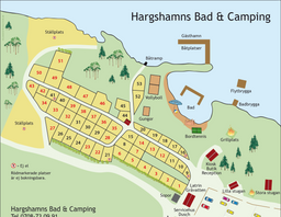 Hargshamns Bad & Camping - Karta